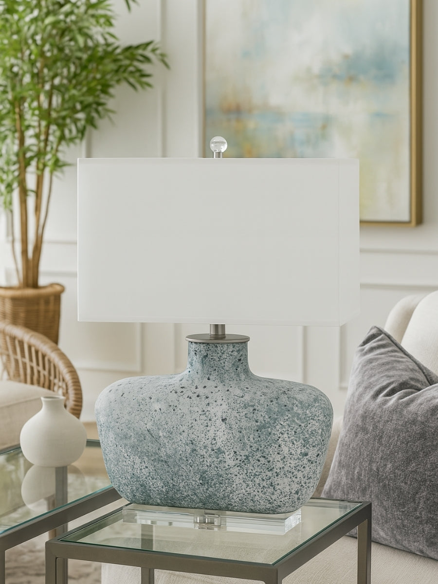 Bauer blown glass table lamp / Pair