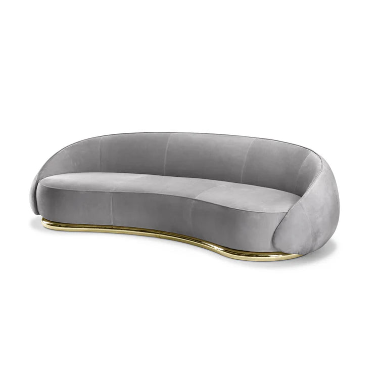Abbracci Gray 3-Seater Sofa