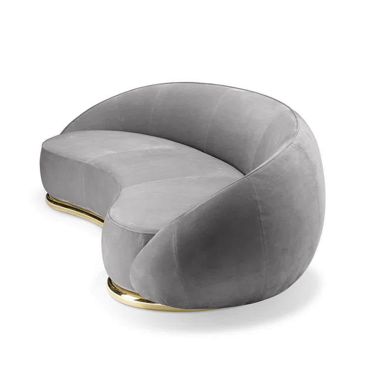 Abbracci Gray 3-Seater Sofa