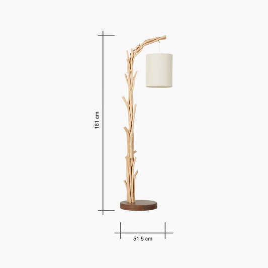 Barcus Driftwood Floor Lamp - 161 cms