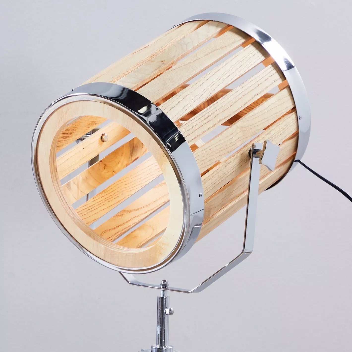 Triton Wooden Floor Lamp - 150 cm