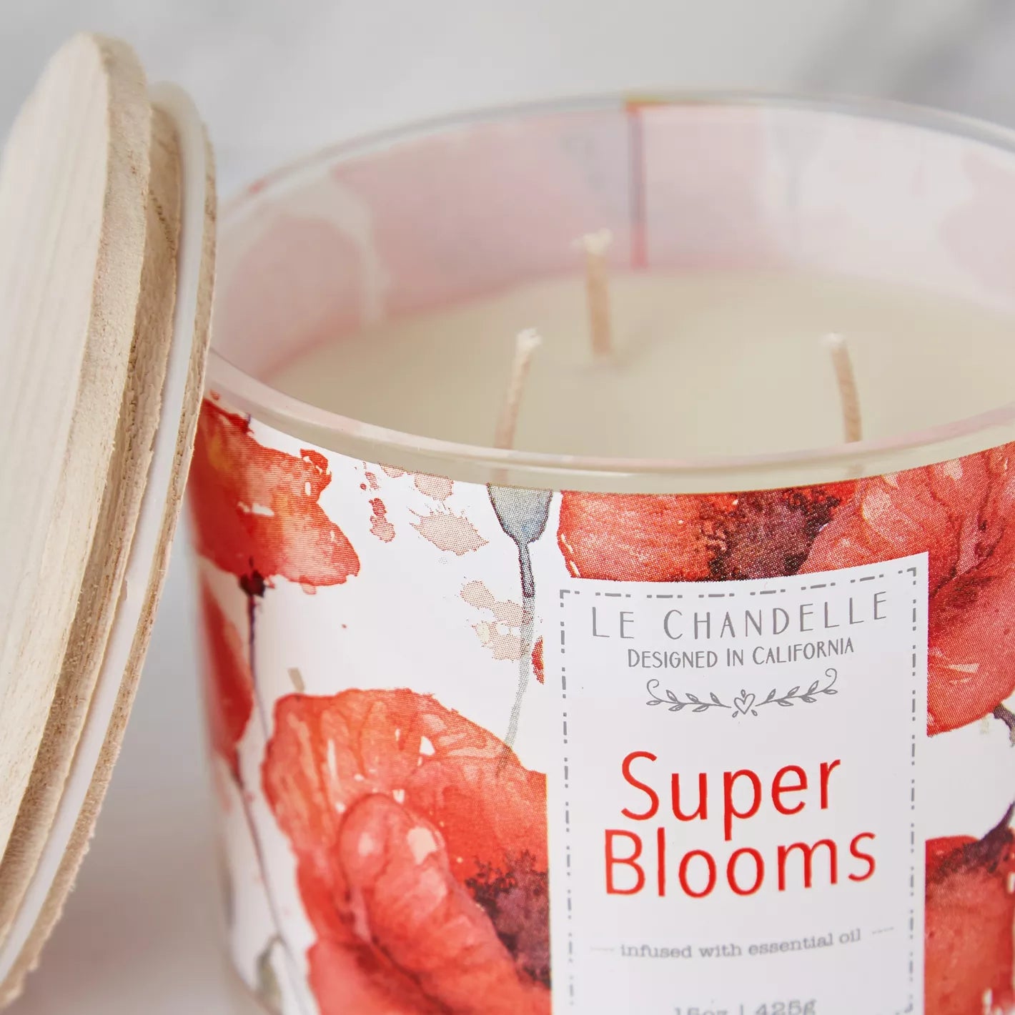 Belle Fleur Super Blooms Scented Jar Candle - 50 h