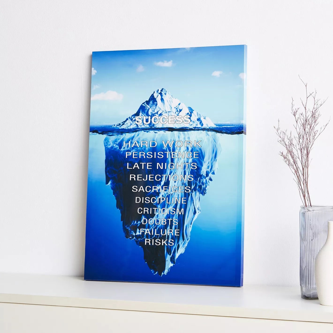 Iceberg Canvas Wall Art - 50x70 cm