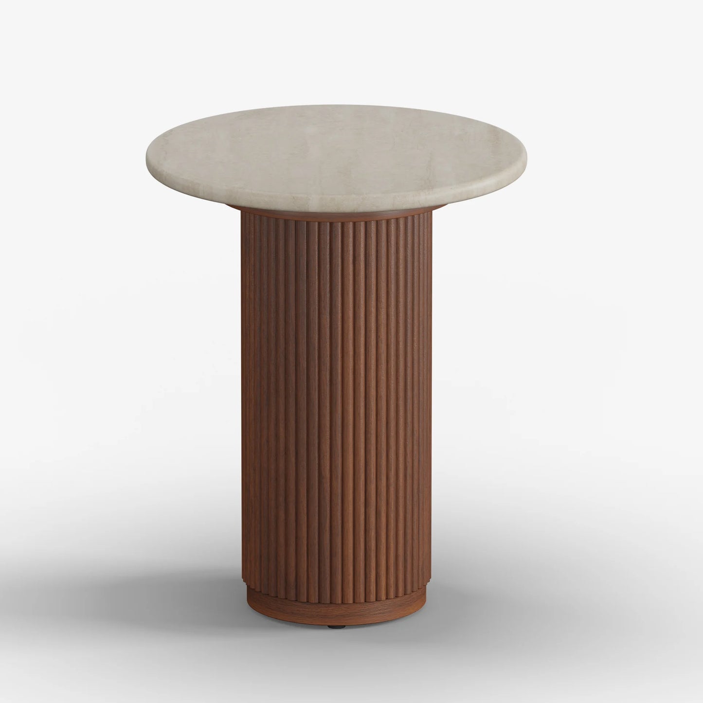 Faux Marble Side Table