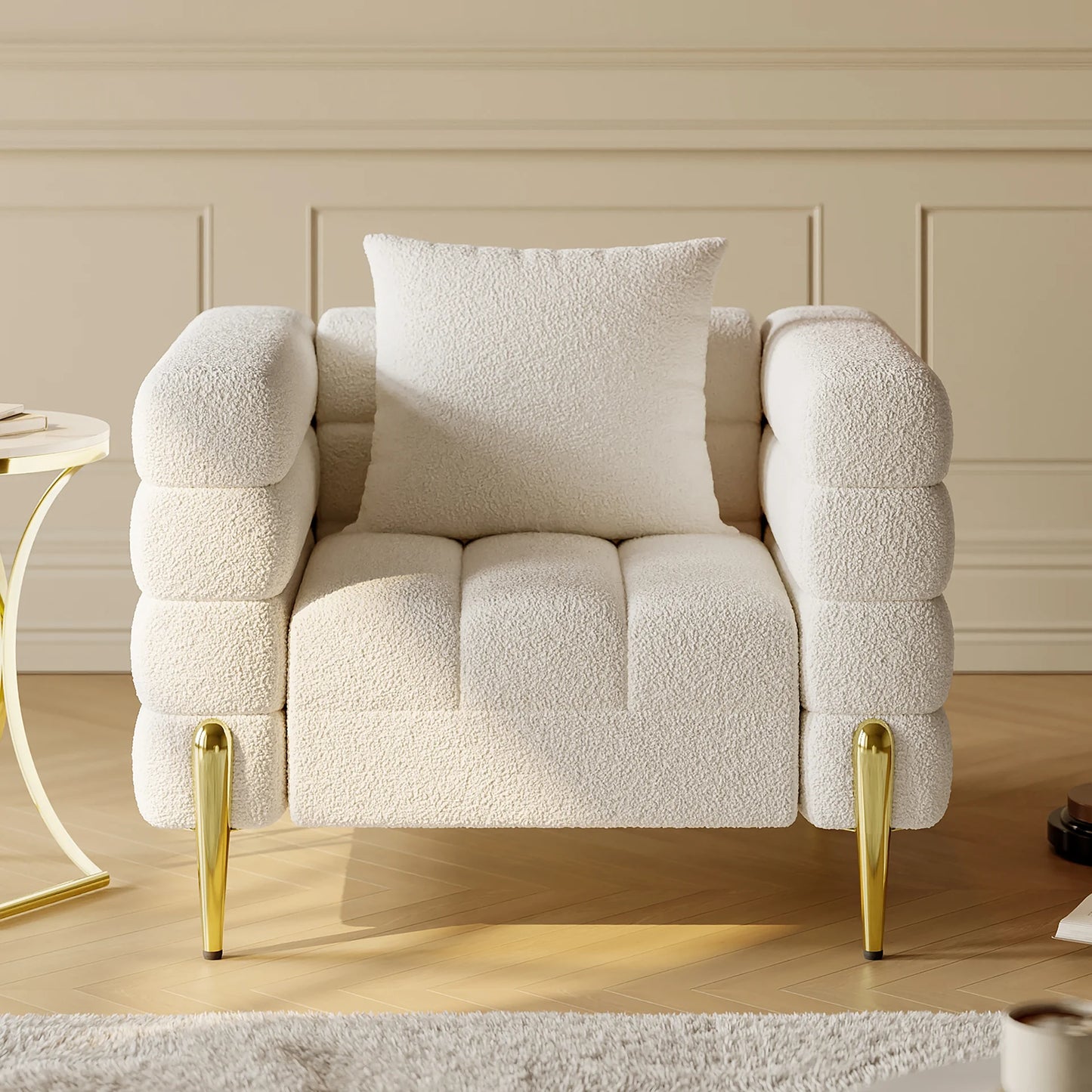 Aurora Boucle Accent Chair
