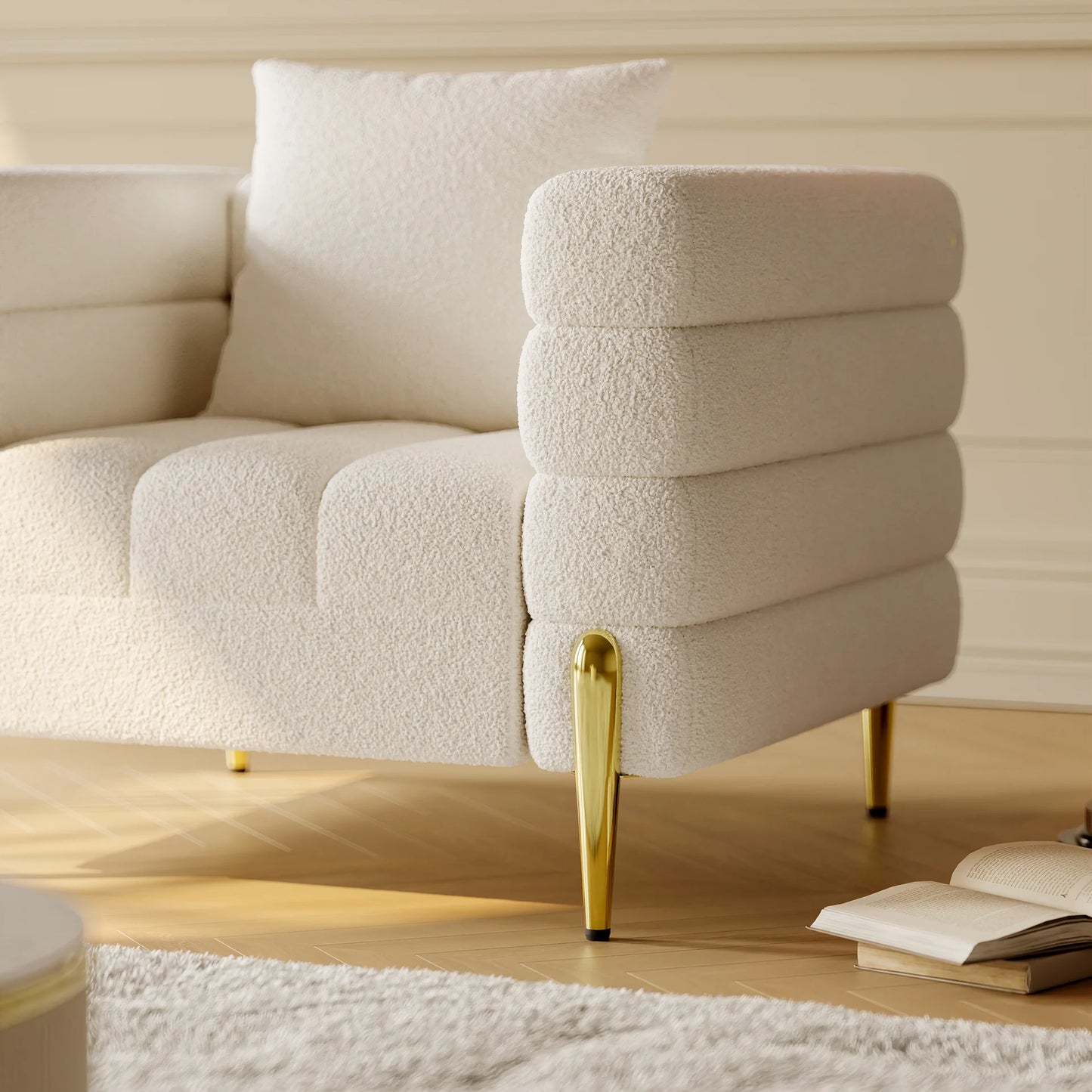 Aurora Boucle Accent Chair