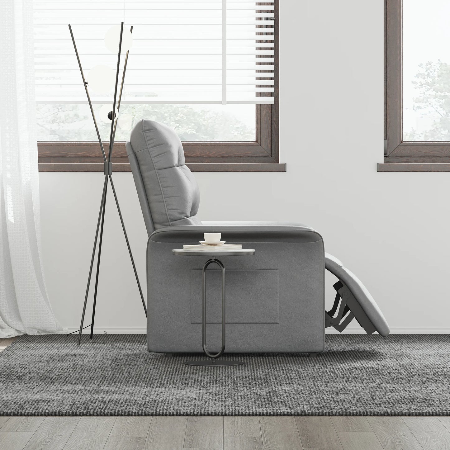 Recliner Accent Velvet Chair