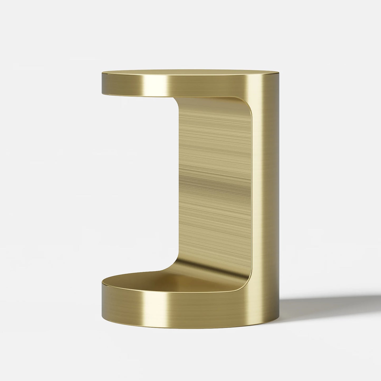 C Shaped Cocktail Side Table