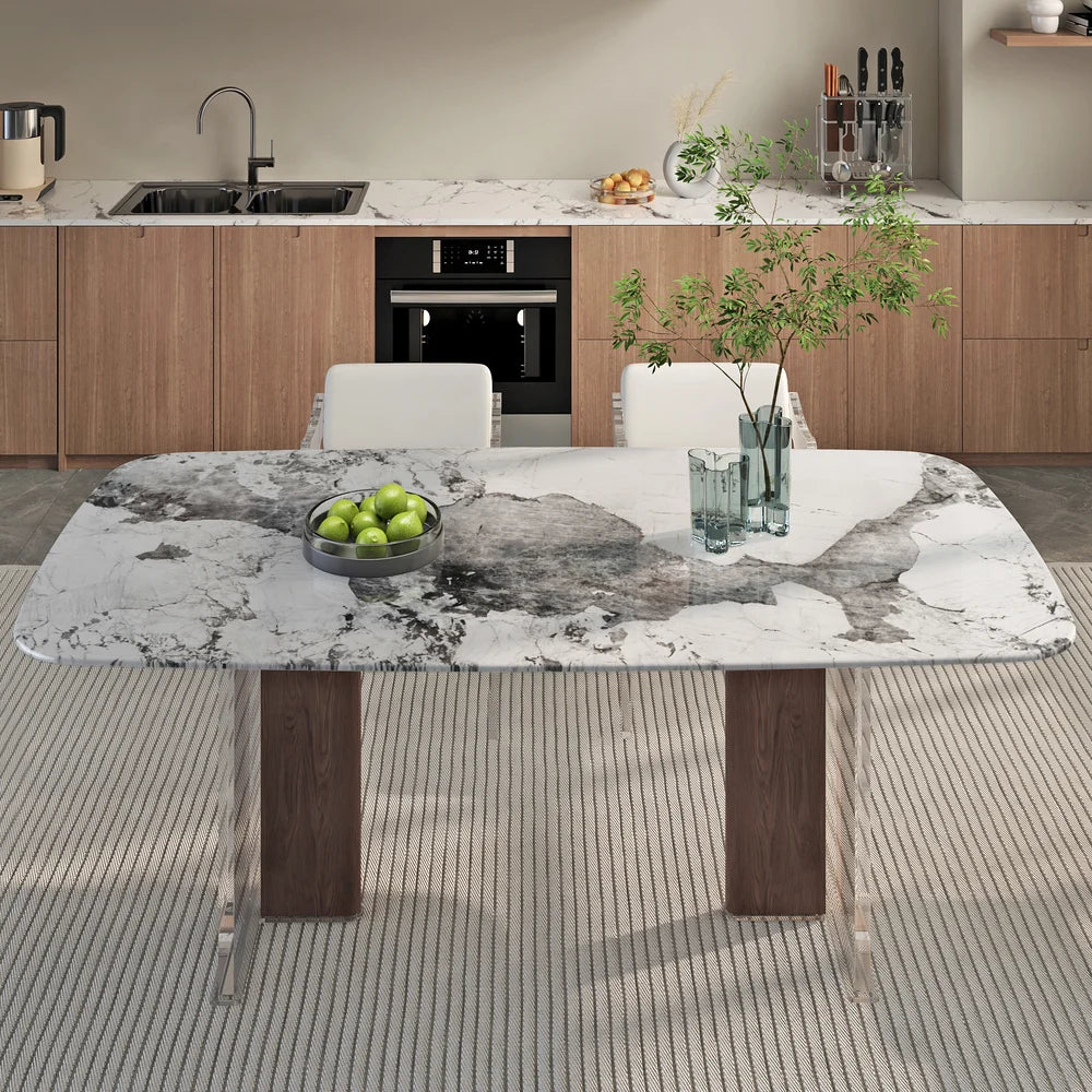 Modern Rectangle Sintered Stone Dining Table