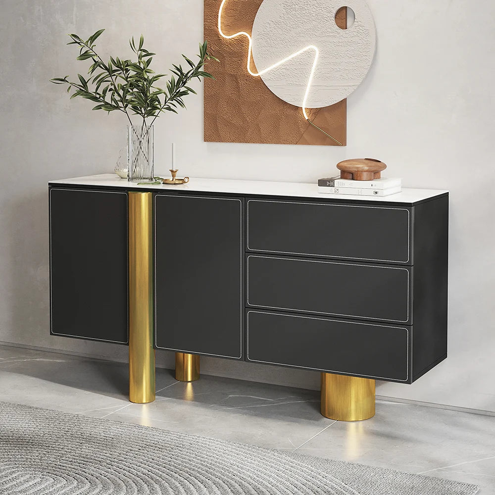 White Storage Sideboard Buffet