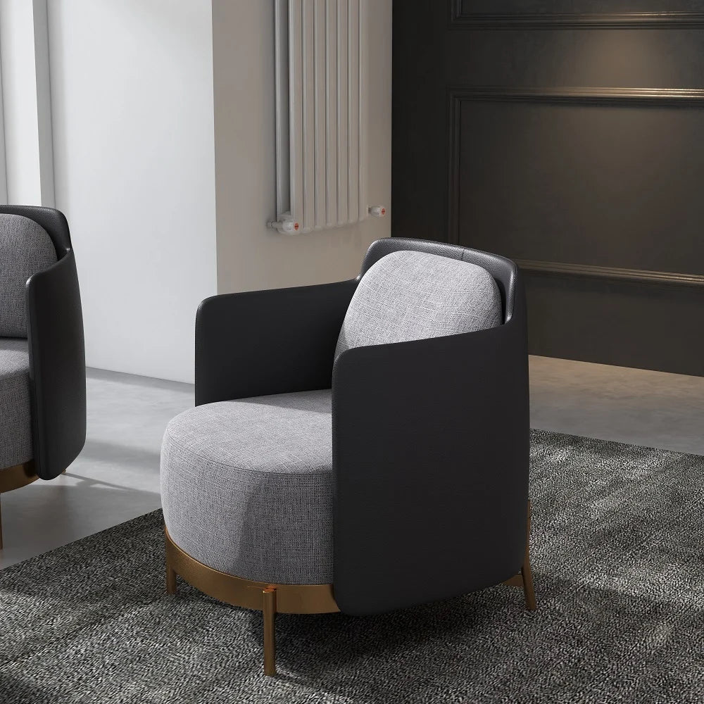 Gray Modern Accent Chair