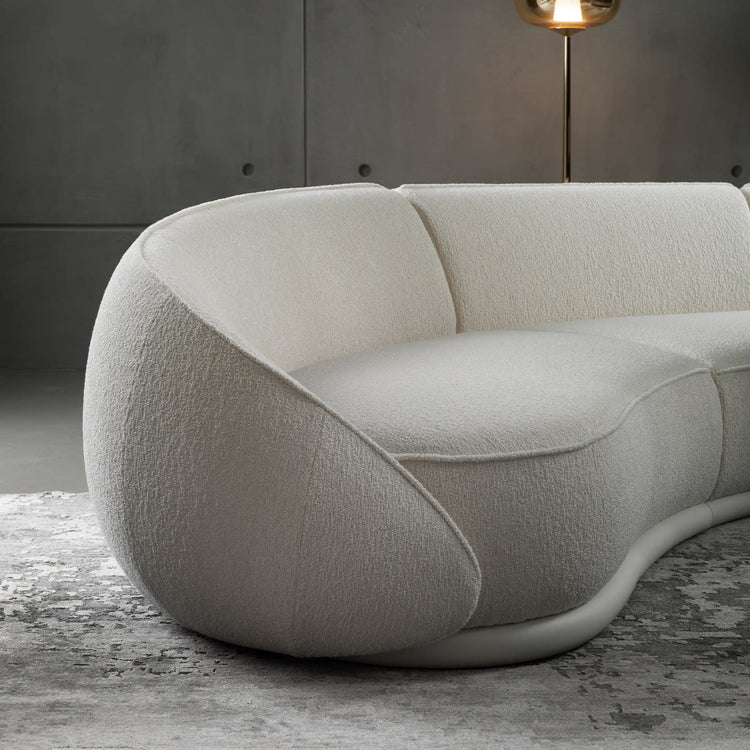 Abbracci Module White Sofa