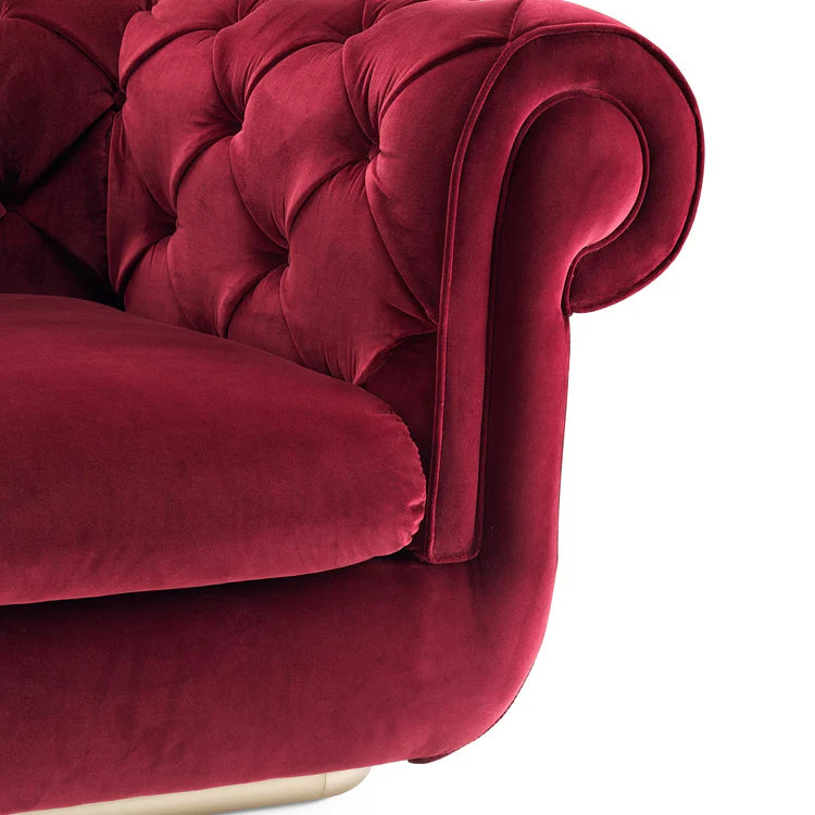 Opera Burgundy Sofa