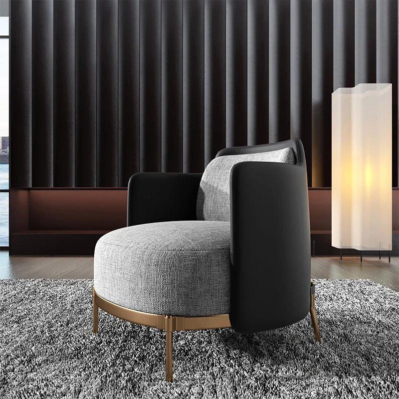 Gray Modern Accent Chair