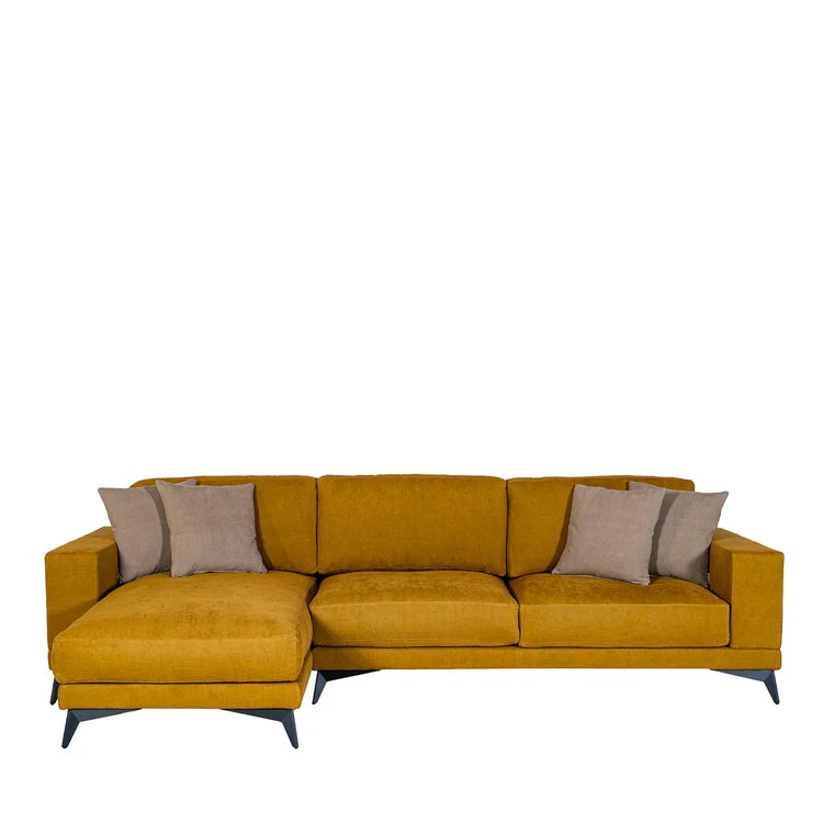 Tesla yellow sofa