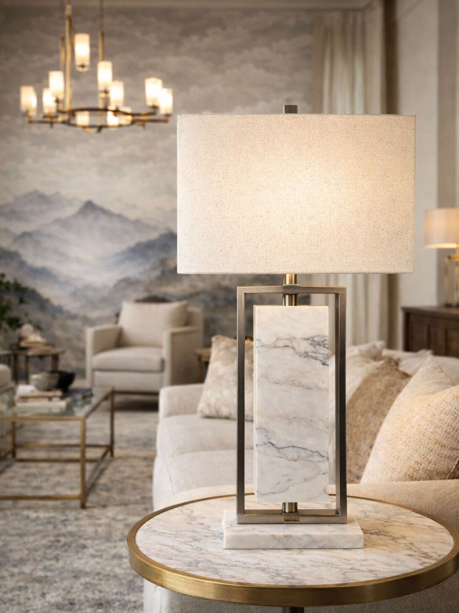 Florentine table lamp / Pair