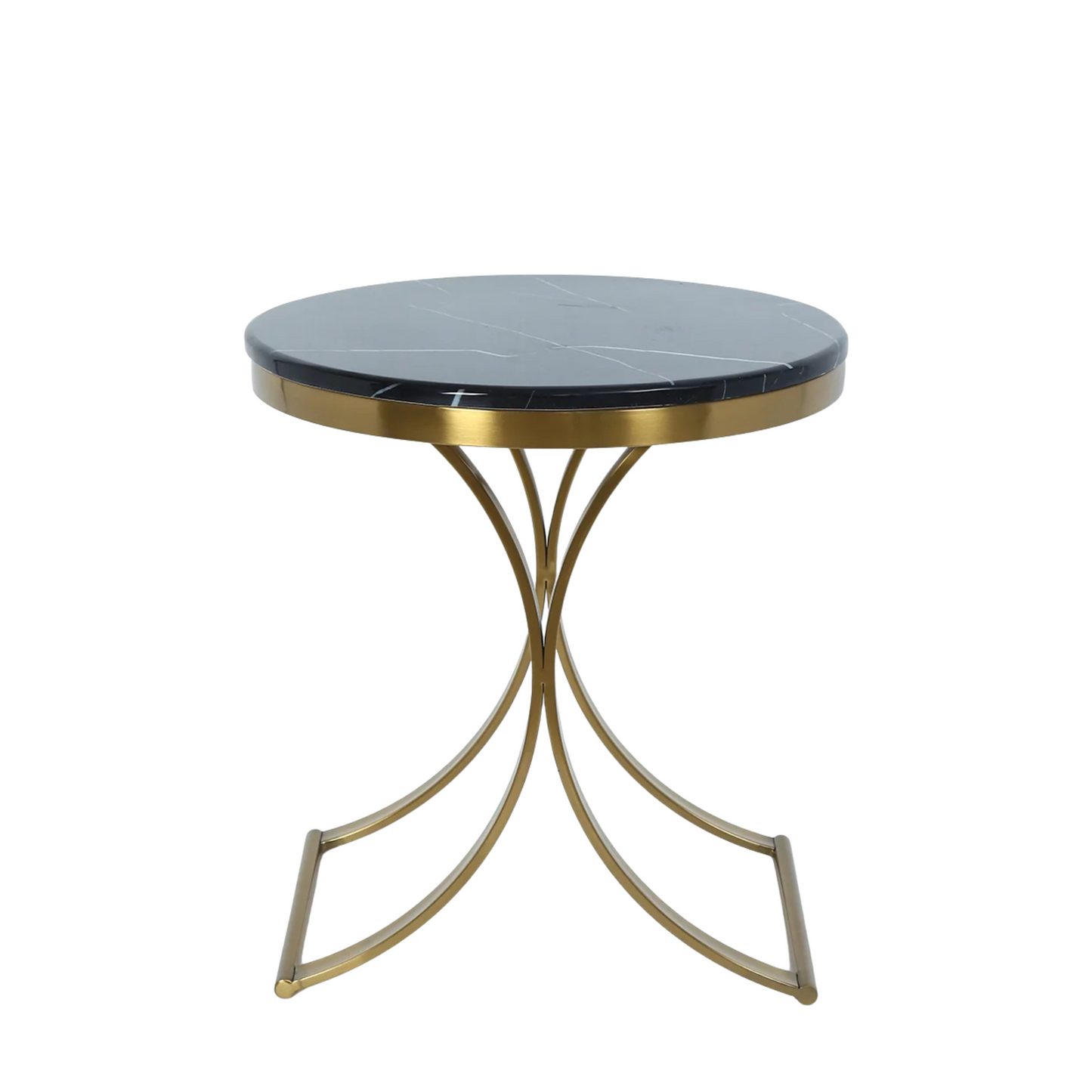 Modern Luxurious Black Marble Side Table