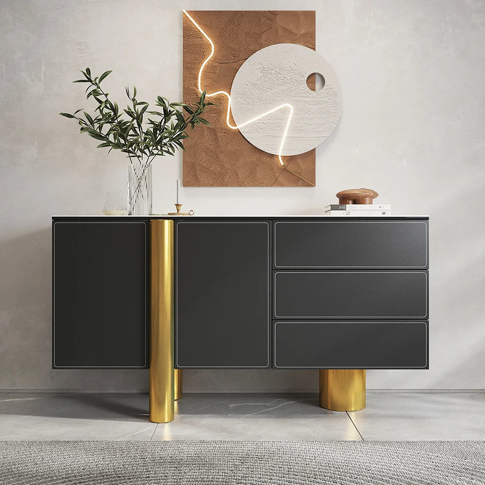 White Storage Sideboard Buffet