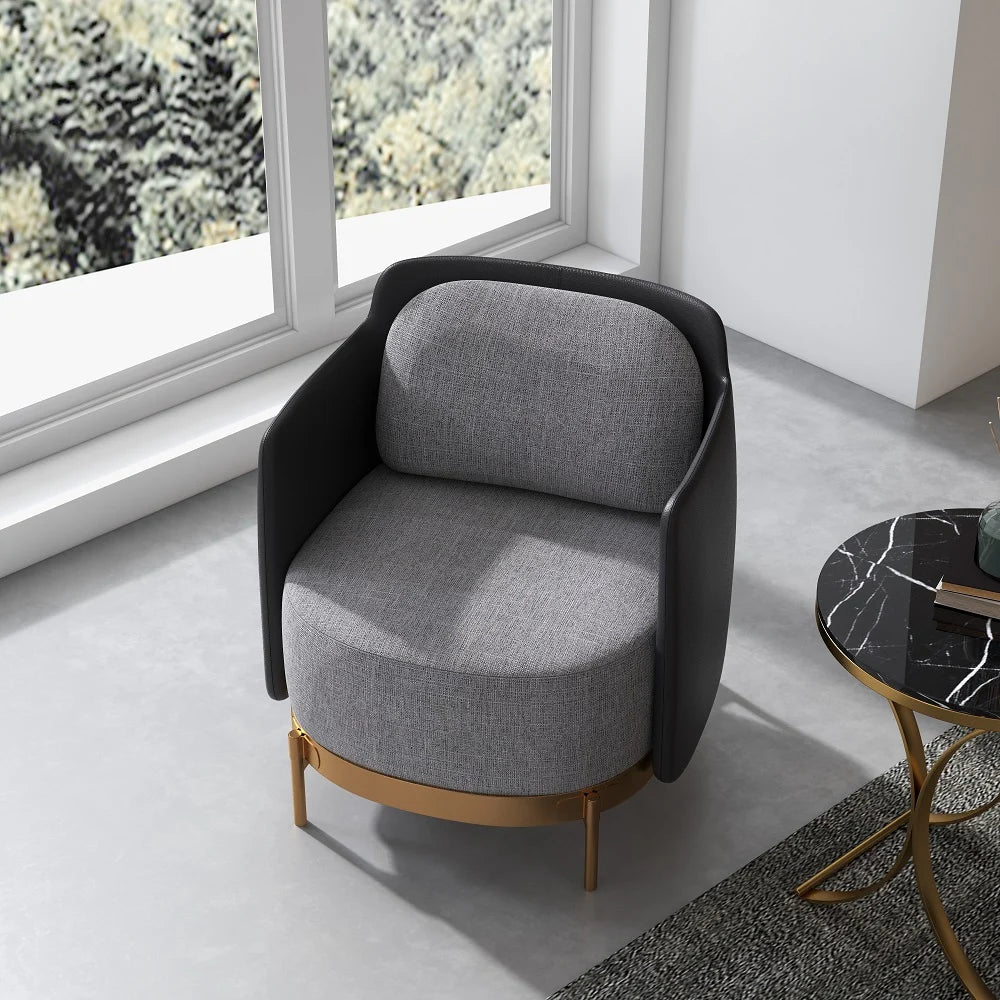 Gray Modern Accent Chair