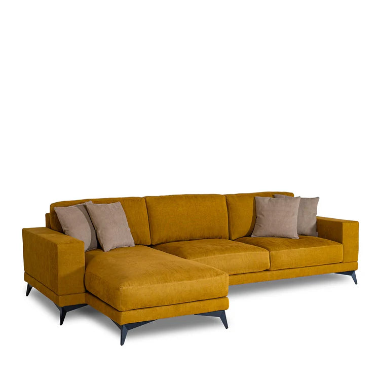Tesla yellow sofa