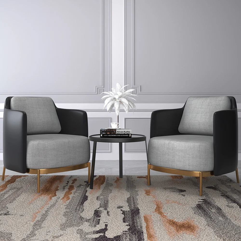 Gray Modern Accent Chair