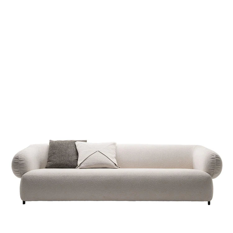 Carol 3-Seater White Sofa