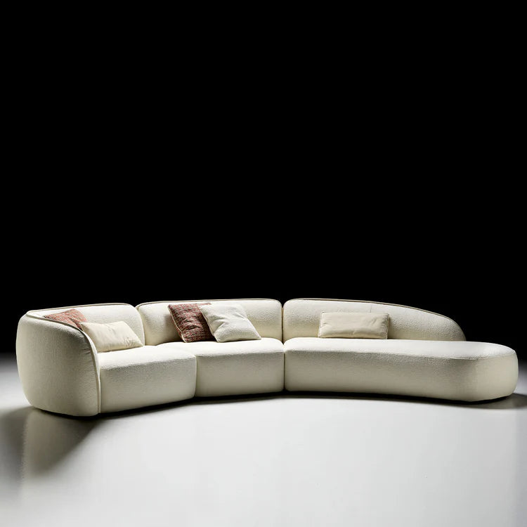 Erasmo White Sofa