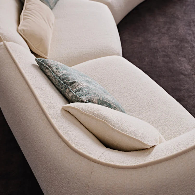 Erasmo White Sofa
