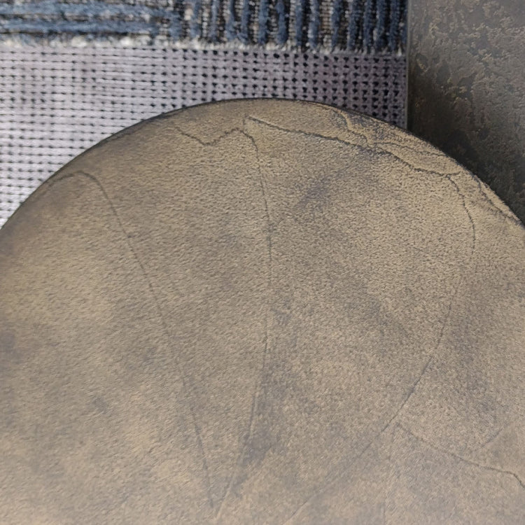 Gold Leaf Round Coffee Table