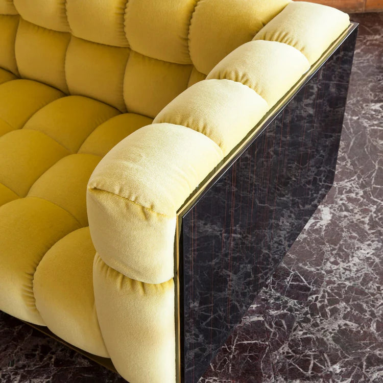 Montgomery 3-Seater Yellow Soft