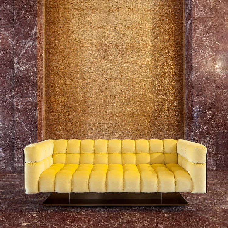 Montgomery 3-Seater Yellow Soft