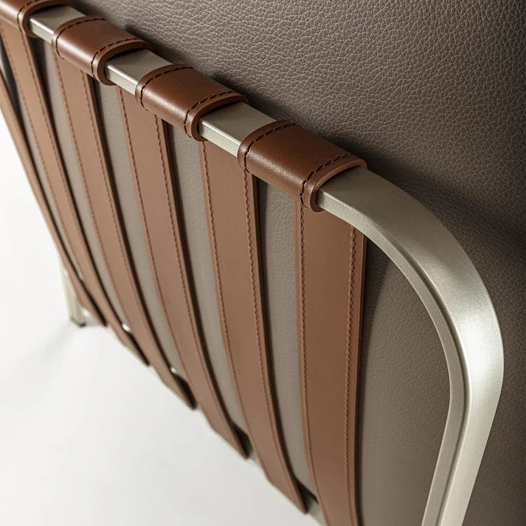 Sydney Beige Leather Sofa