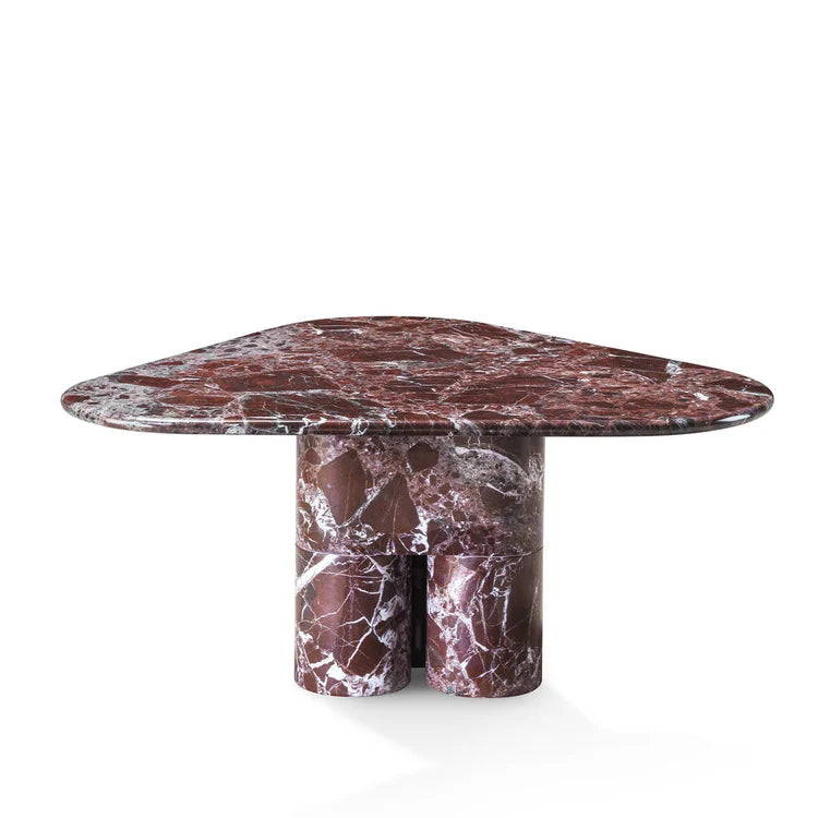 Red Marble Coffee Table
