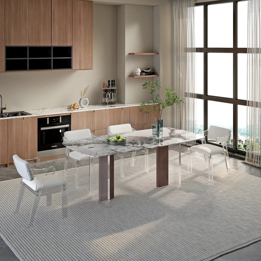 Modern Rectangle Sintered Stone Dining Table