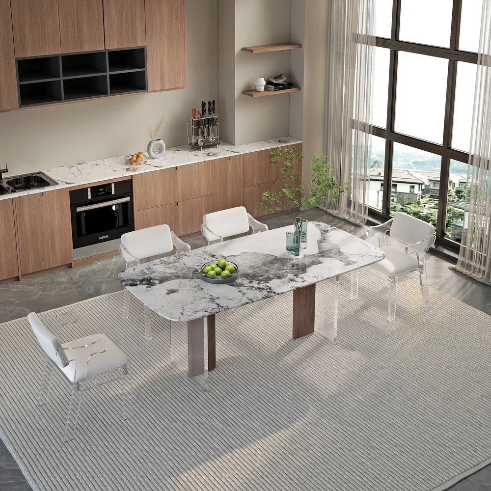 Modern Rectangle Sintered Stone Dining Table