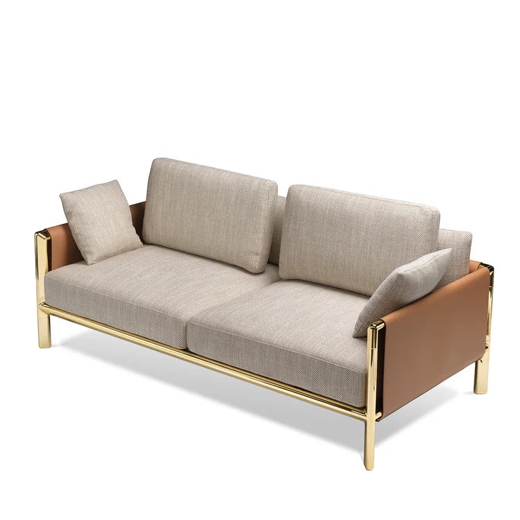 Frame Beige 2-Seater Sofa