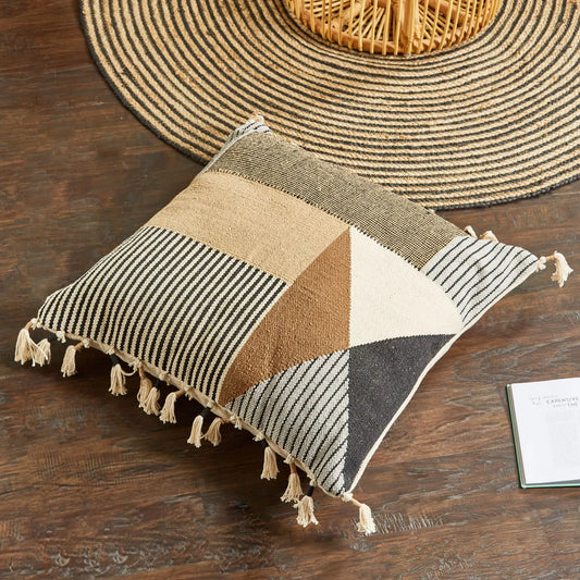 Prizm Striped Floor Cushion - 75x75 cm