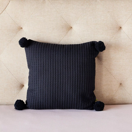 Pom-Pom Cushion Cover - 45x45 cm