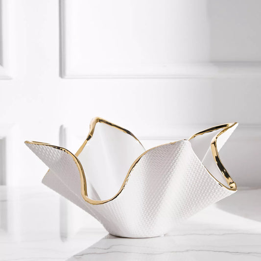 Hikayat Eiko Ceramic Decorative Bowl - 35x35 cm