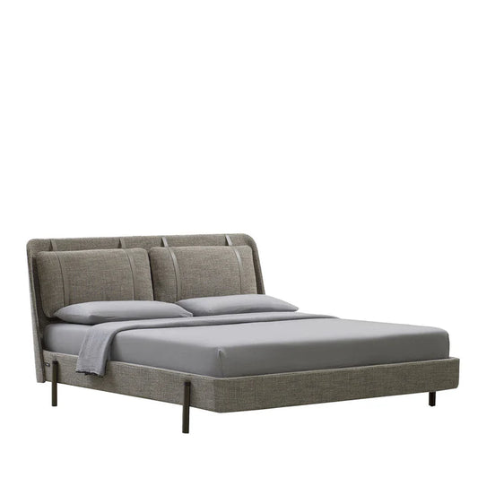 Nara King-Size Bed with Leather Straps