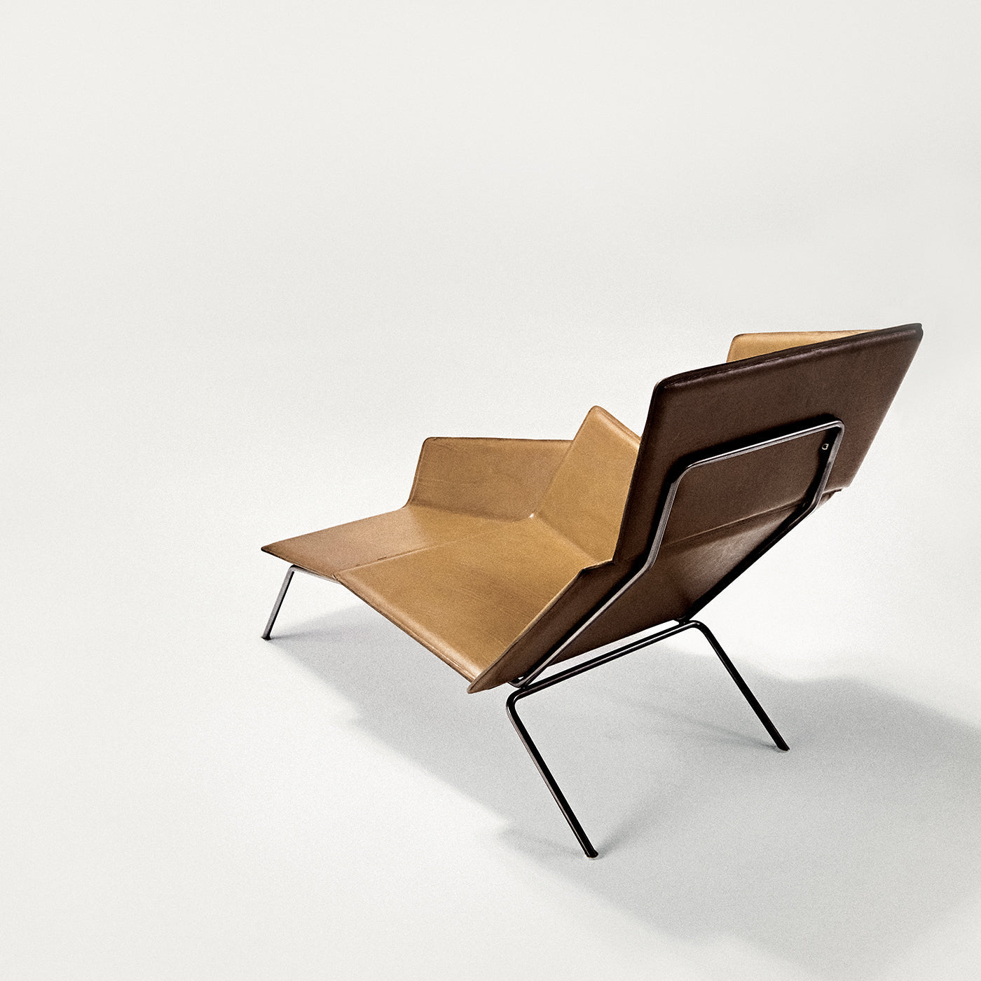 Blade Brown Chaise Longue by Ludovica + Roberto Palomba