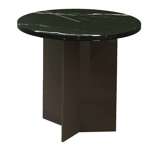 Black Marquinia Side Table