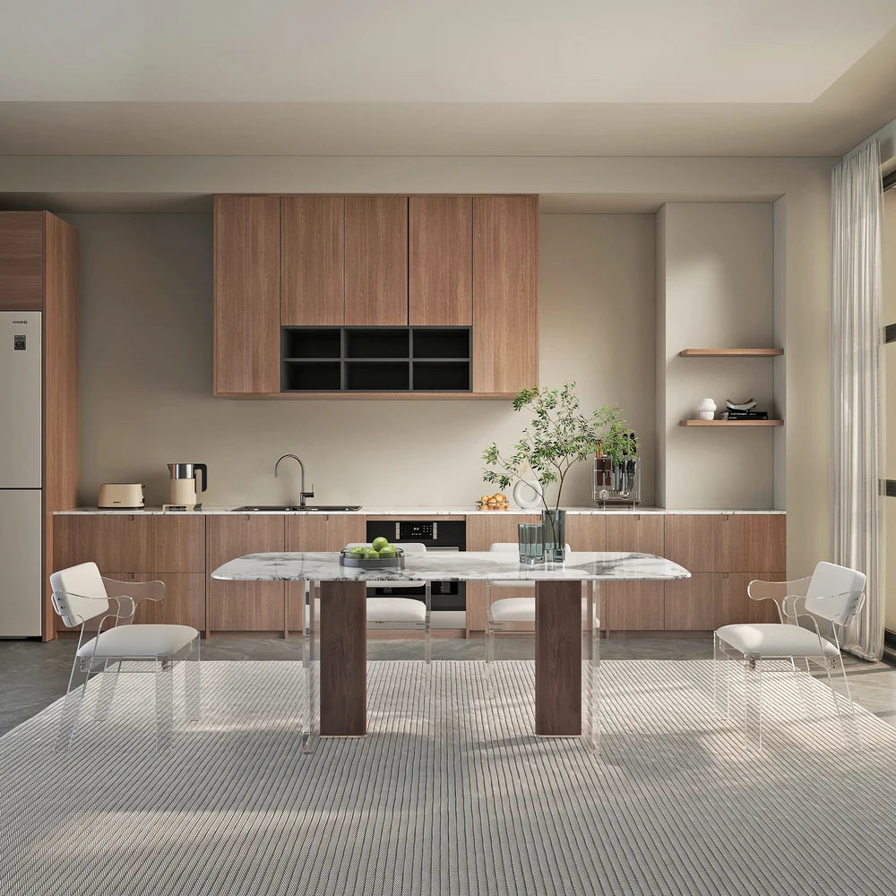 Modern Rectangle Sintered Stone Dining Table