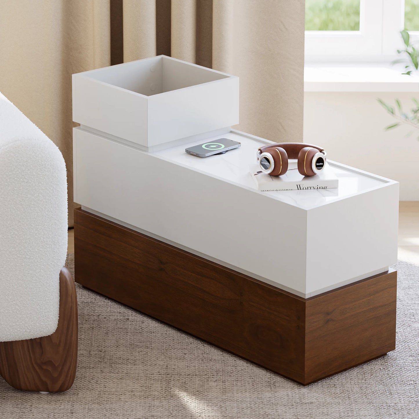 Narrow Smart Side Table