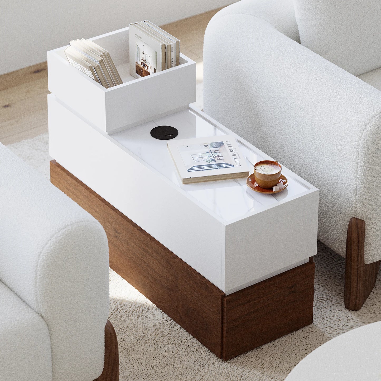 Narrow Smart Side Table