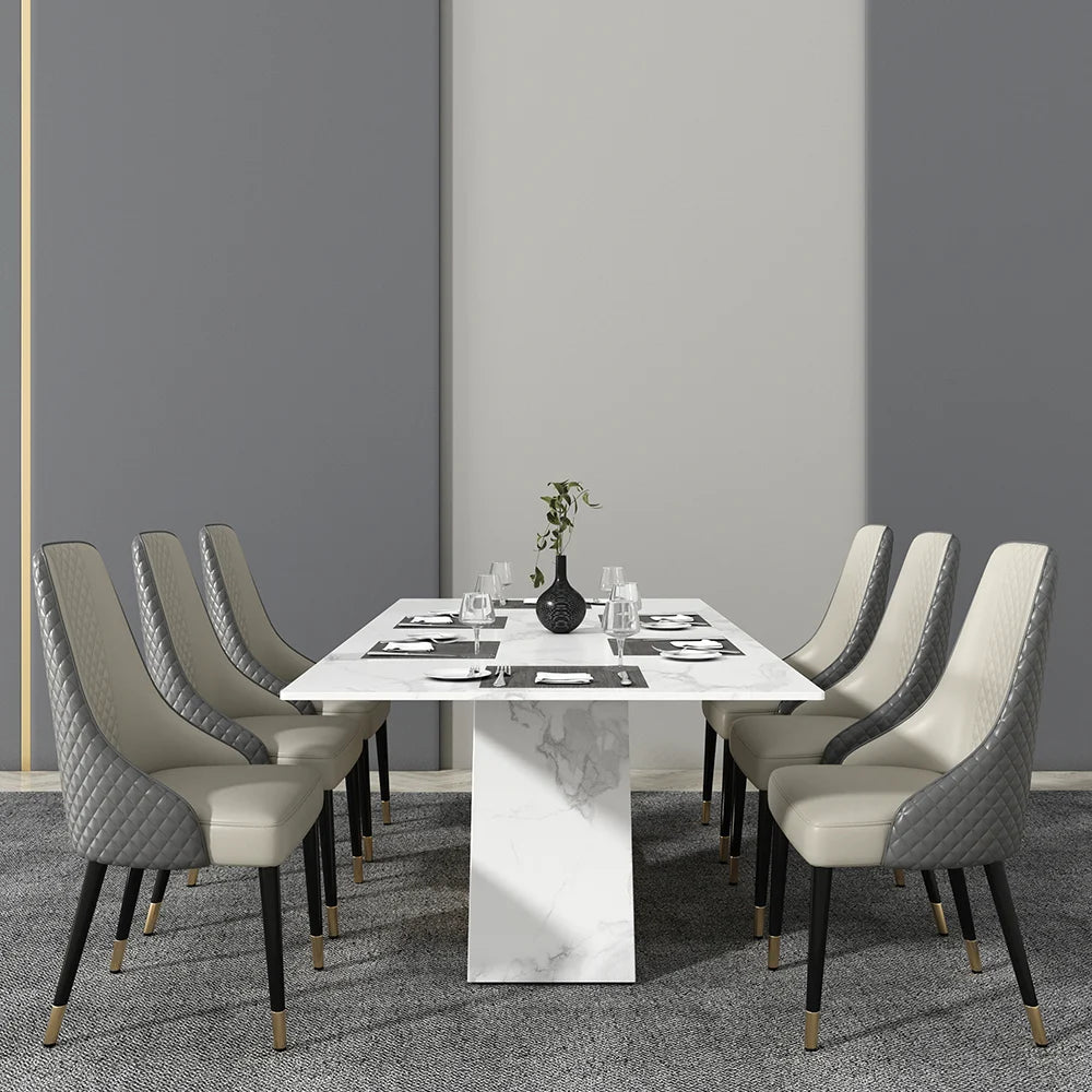 Luxury Rectangle Sintered Stone Dining Table