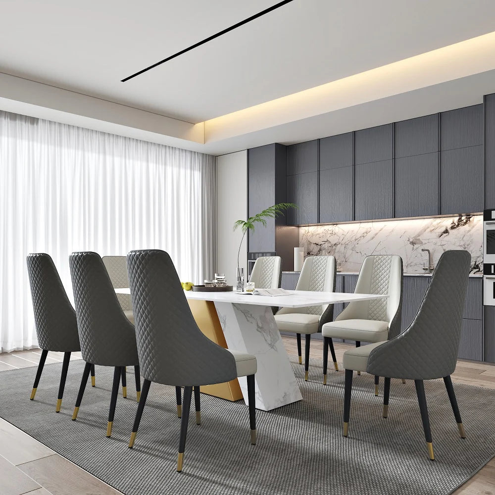 Luxury Rectangle Sintered Stone Dining Table