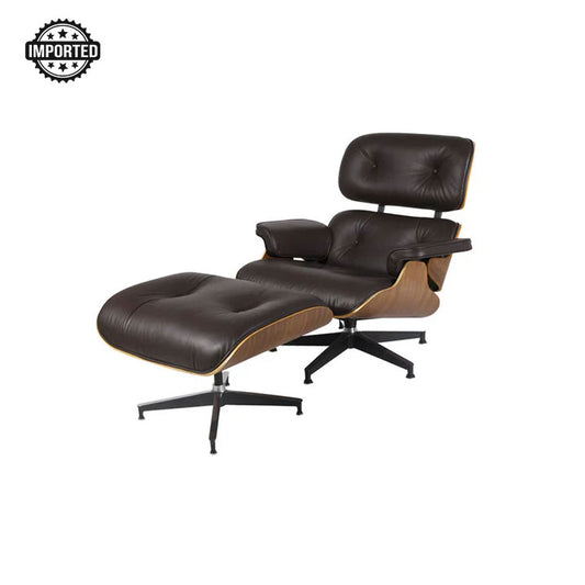 Imported Miller Lounge Chair and Ottoman