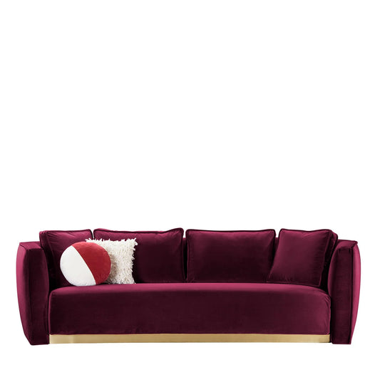Cementina Red Sofa
