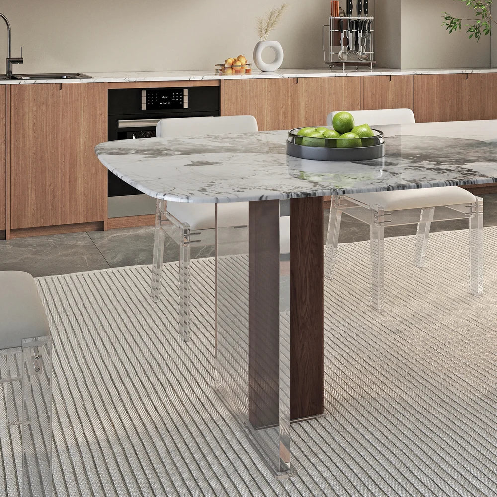 Modern Rectangle Sintered Stone Dining Table